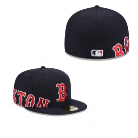 Men's Boston Red Sox Navy Arch 59FIFTY Fitted Hat