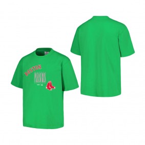 Men's Boston Red Sox PLEASURES Green Repurpose T-Shirt