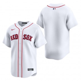 Men's Boston Red Sox White Home Limited Jersey
