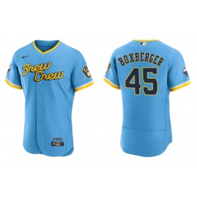 Men's Milwaukee Brewers Brad Boxberger Powder Blue 2022 City Connect Authentic Jersey