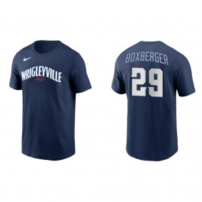Brad Boxberger Chicago Cubs Nike Navy City Connect Name & Number T-Shirt