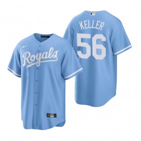Kansas City Royals Brad Keller Nike Blue Replica Alternate Jersey