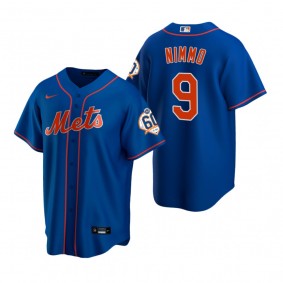 New York Mets Brandon Nimmo Nike Royal 60th Anniversary Alternate Jersey