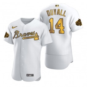Adam Duvall Atlanta Braves White Gold 2022 MLB All-Star Game Jersey
