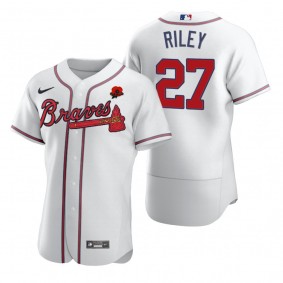 Atlanta Braves Austin Riley White 2021 Memorial Day Authentic Jersey
