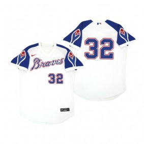 Atlanta Braves Collin McHugh White 1974 Cooperstown Collection Throwback Home Jersey