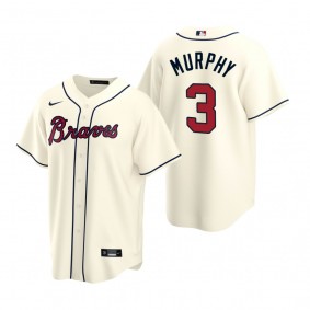 Men's Atlanta Braves Dale Murphy Nike Cream 2020 Replica Alternate Jersey