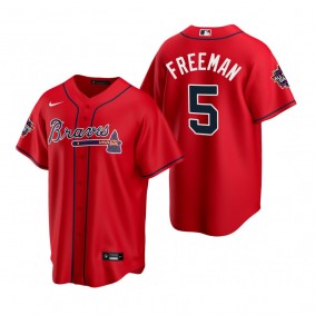 Atlanta Braves Freddie Freeman Red 2021 MLB All-Star Game Replica Jersey