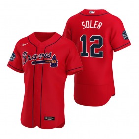 Atlanta Braves Jorge Soler Red 2021 World Series Authentic Jersey