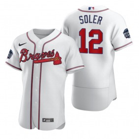 Atlanta Braves Jorge Soler White 2021 World Series Authentic Jersey