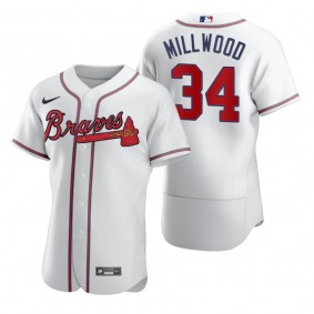 Atlanta Braves Kevin Millwood Nike White Retired Player Authentic Jersey