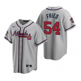 Atlanta Braves Max Fried Gray 2021 MLB All-Star Game Replica Jersey