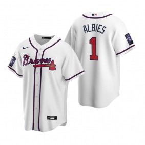 Atlanta Braves Ozzie Albies White 2021 All-Star Game Alternate Replica Jersey
