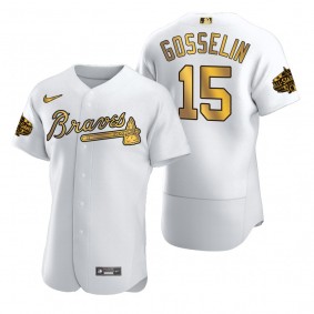 Phil Gosselin Atlanta Braves White Gold 2022 MLB All-Star Game Jersey