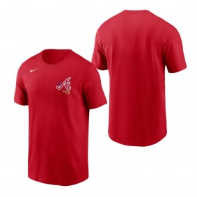 Men's Atlanta Braves Red 2023 City Connect Wordmark T-Shirt