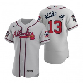 Atlanta Braves Ronald Acuna Jr. Gray 2021 MLB All-Star Game Authentic Jersey