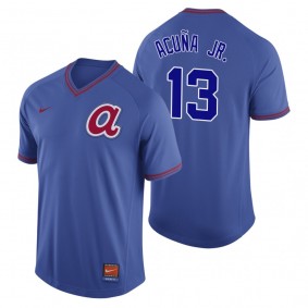 Atlanta Braves Ronald Acuna Jr. Royal Cooperstown Collection Legend Jersey