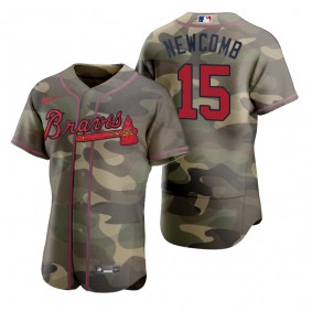 Atlanta Braves Sean Newcomb Camo Authentic 2021 Armed Forces Day Jersey
