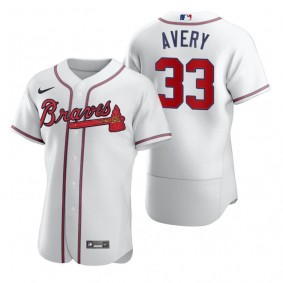 Atlanta Braves Steve Avery Nike White Retired Player Authentic Jersey