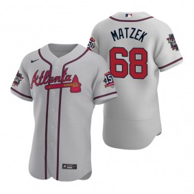 Atlanta Braves Tyler Matzek Gray 2021 MLB All-Star Game Authentic Jersey