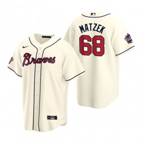 Atlanta Braves Tyler Matzek Cream 2021 MLB All-Star Game Replica Jersey