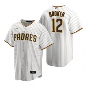 San Diego Padres Brent Rooker White Brown Replica Home Jersey