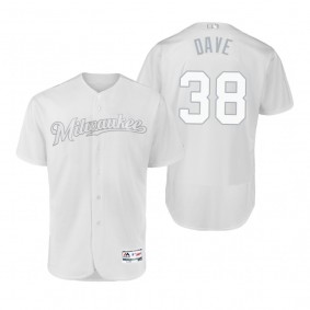 Milwaukee Brewers Devin Williams Dave White 2019 Players' Weekend Authentic Jersey