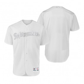 Milwaukee Brewers White 2019 Players' Weekend Authentic Team Jersey