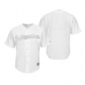 Milwaukee Brewers White 2019 Players' Weekend Majestic Team Jersey