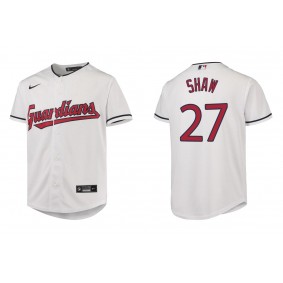 Youth Cleveland Guardians Bryan Shaw White Replica Jersey