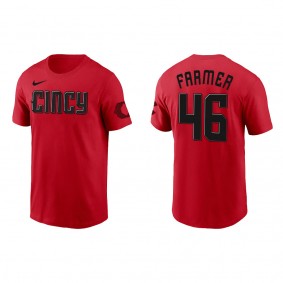 Buck Farmer Cincinnati Reds Nike Red 2023 City Connect T-Shirt