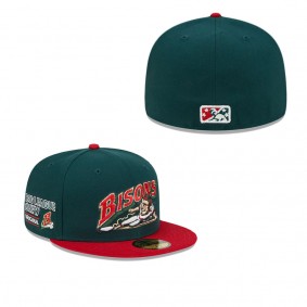 Men's Buffalo Bisons Green Big League Chew Team 59FIFTY Fitted Hat
