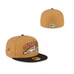 Buffalo Bisons Wheat 59FIFTY Fitted Hat