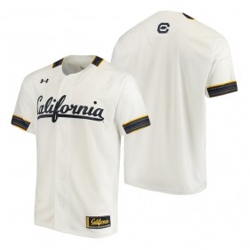 Cal Bears White Replica Performance Baseball Jersey