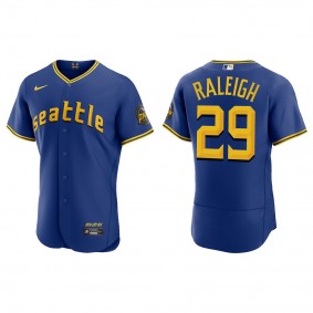 Cal Raleigh Seattle Mariners Royal 2023 City Connect Authentic Jersey