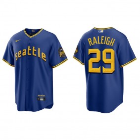 Cal Raleigh Seattle Mariners Royal 2023 City Connect Replica Jersey