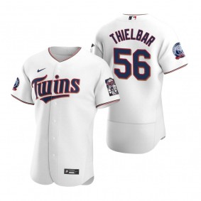 Men's Minnesota Twins Caleb Thielbar Nike White Authentic Home Jersey