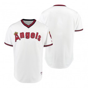 Los Angeles Angels White 1975 Turn Back the Clock Authentic Team Jersey