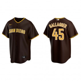 Padres Cam Gallagher Brown Replica Road Jersey