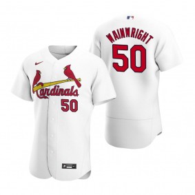 St. Louis Cardinals Adam Wainwright White 2020 Home Authentic Player Jersey