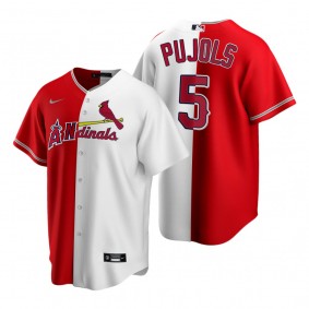 St. Louis Cardinals Albert Pujols Two Tone Split Replica Jersey