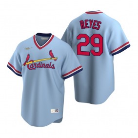 St. Louis Cardinals Alex Reyes Nike Light Blue Cooperstown Collection Road Jersey