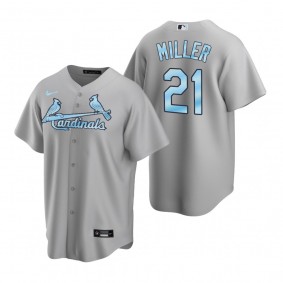 St. Louis Cardinals Andrew Miller Gray 2022 Father's Day Replica Jersey