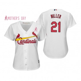 2019 Mother's Day Andrew Miller St. Louis Cardinals White Jersey