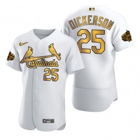 St. Louis Cardinals Corey Dickerson White Gold 2022 MLB All-Star Game Jersey