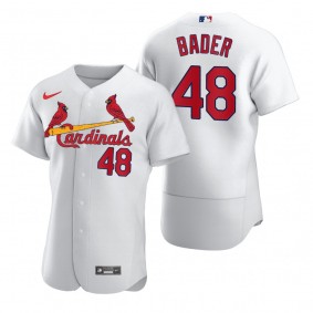 St. Louis Cardinals Harrison Bader Nike White 2020 Authentic Jersey