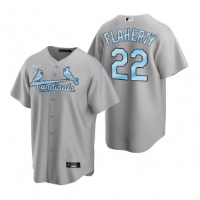 St. Louis Cardinals Jack Flaherty Gray 2022 Father's Day Replica Jersey