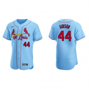 St. Louis Cardinals Kyle Gibson Light Blue Authentic Alternate Jersey
