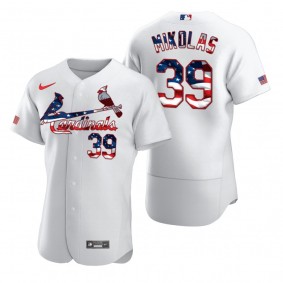 Miles Mikolas St. Louis Cardinals White 2020 Stars & Stripes 4th of July Jersey