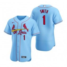 Men's St. Louis Cardinals Ozzie Smith Nike Light Blue Authentic 2020 Alternate Jersey